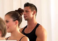 Fitness Rooms Petite ballet teachers secret threesome
