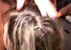 Clothed real party teens orgy fuck