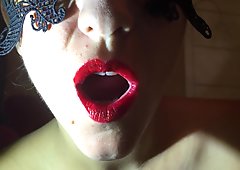 JOI Cum to my lips by Hotwife Venus.