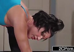 Flexible Yoga MILF Shay Fox Just Wants to Fuck Her New Employee