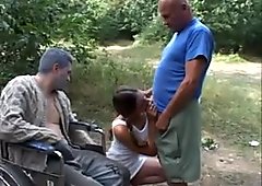 Teen Bianca fucked with Old Men disabled