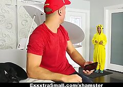Exxxtrasmall - Beruntung Gamer Catches and Fucks Pikachu