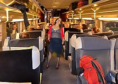 Slutwife Pelzmausi tren yolculuğu yapar - kaytaran