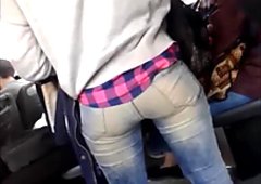 hidden cam, good public ass, sexy brunette