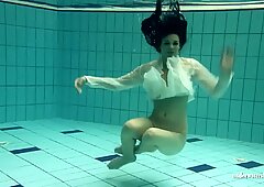 Submerged underwater Petra makes you wanna cum