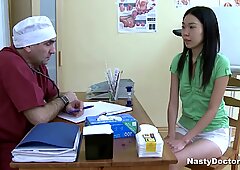 Cocked Doctor Smashed Asian Whore