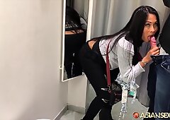 ASIANSEXDIARY Store Foreplay Gets Filipina Pussy Soaked