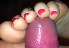 Feet Obsession. Jerk Off To Feet, Footjob And Cum On Soles & Toes